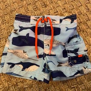 Carters swim trunks, 12M